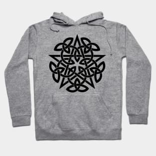 Pentagram. Celtic knot Hoodie